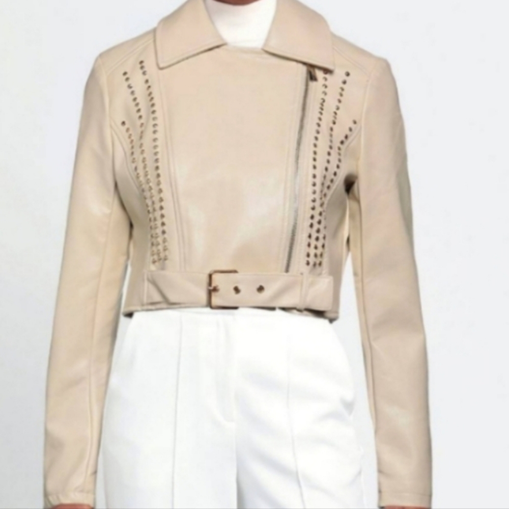 Gio Cellini Faux Leather Jacket
